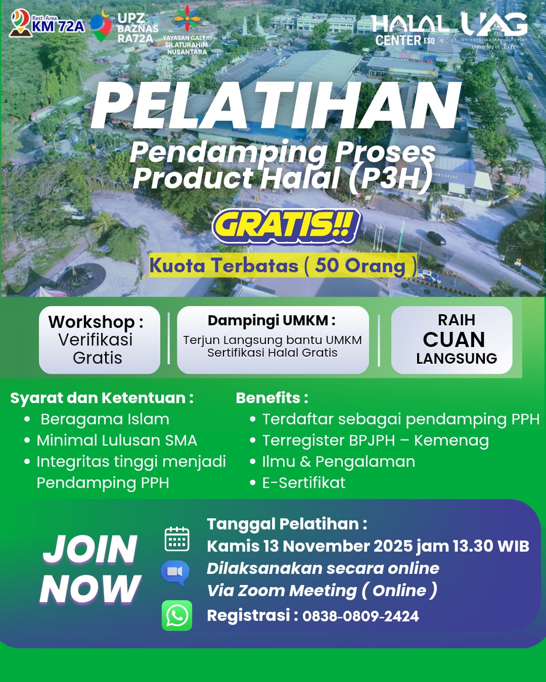Pelatihan Pendamping Proses Produk Halal (P3H)