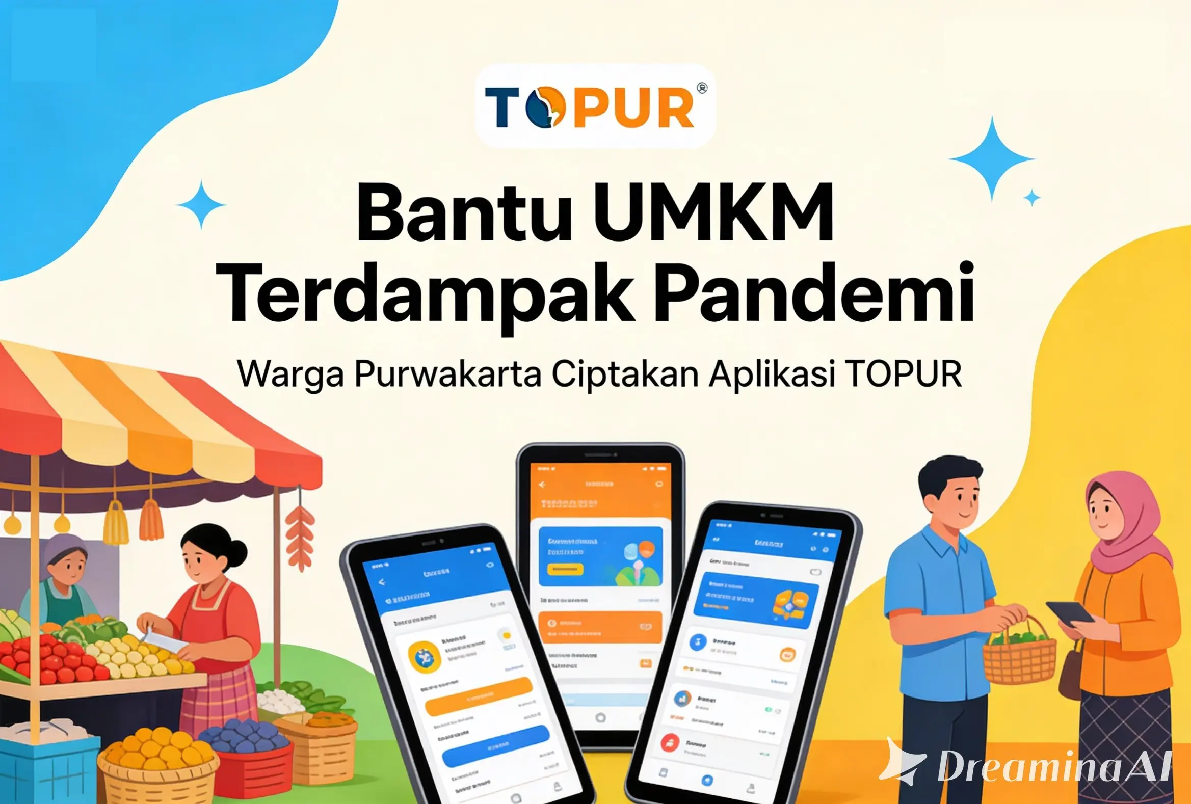 Bantu UMKM Terdampak Pandemi, Warga Purwakarta Ciptakan Aplikasi TOPUR
